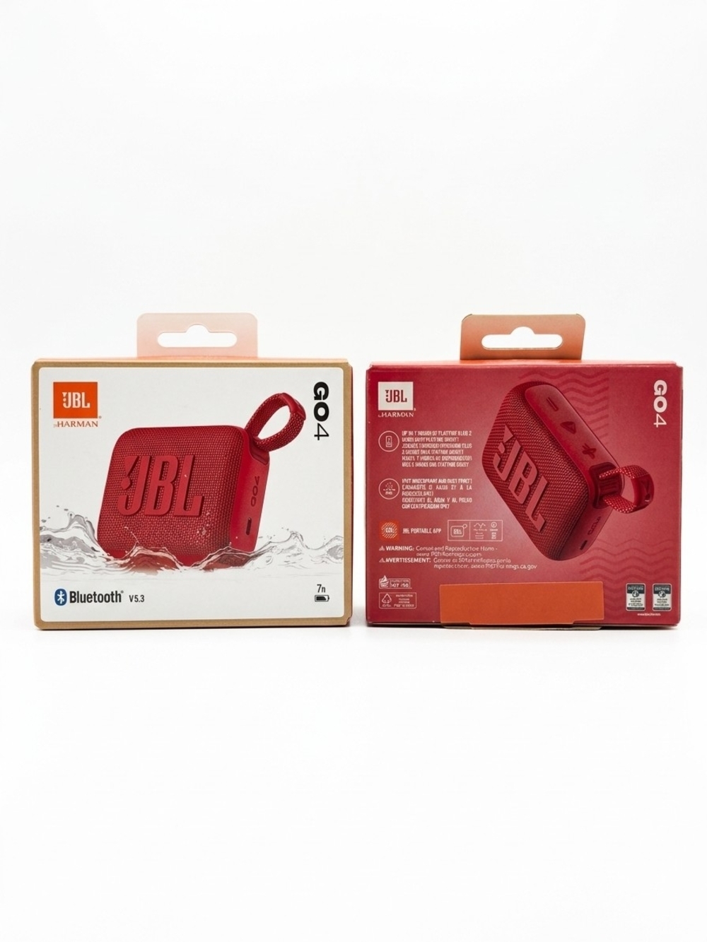 JBL GO 4 Portable Bluetooth Speaker - Red